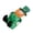 Men, variant on Yihuala Patricks Day Green Irish Holding Box Faceless Doll Figurine for Spring Elves Doll Home Holiday Decor