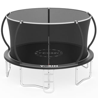 JumpKing Oval Trampoline - 9x14 Foot with Sound & Light Springs