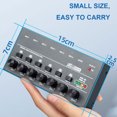 thumbnail image 4 of Mezclador de teclados de 4/6/8 canales, fácil operación, mezclador de bajos TYPE-C 5V 2A, conveniente, 4 of 7