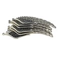 thumbnail image 1 of 6 pcs Angel Wing Charms Colgatne Forma Ángel Color Plata Colgante para Collar DIY BLESIY Ala de ángel encantos a granel, 1 of 8