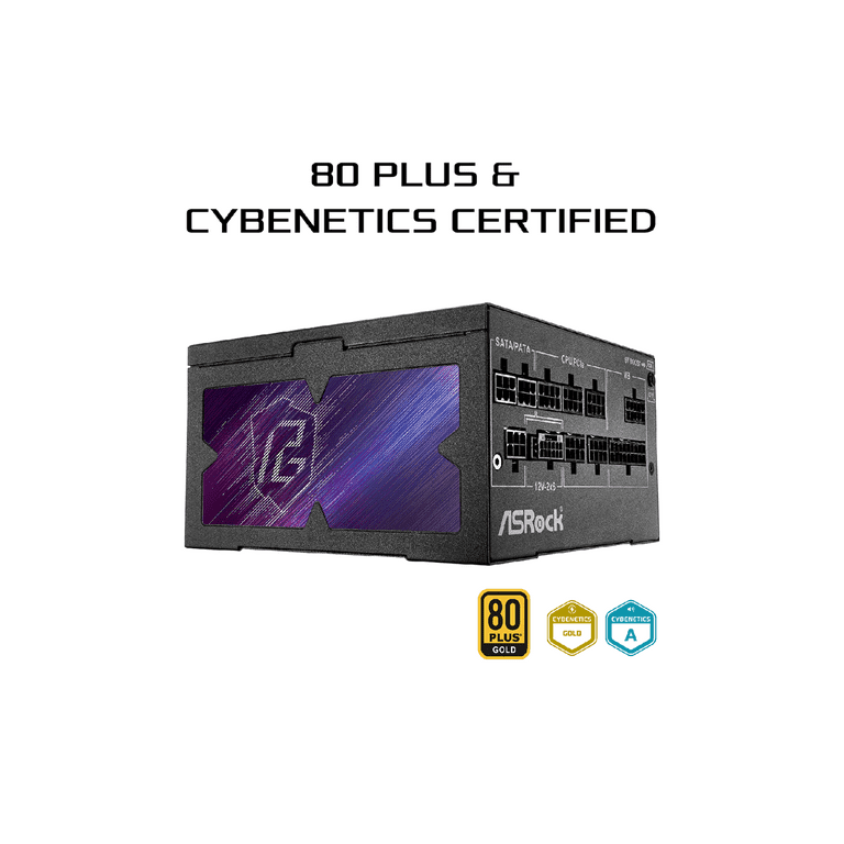 ASRock Phantom Gaming PG-1000G 1000W 80 PLUS GOLD & Cybenetics