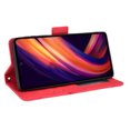 thumbnail image 5 of Case for Motorola Edge 30 Ultra Cover Adjustable Detachable Card Holder Magnetic closure Leather Wallet Case - Red, 5 of 5