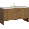 thumbnail image 3 of James Martin Vanities 435-V60S-LNO-3EJP Hudson 60" Free Standing Single Basin Poplar Wood, 3 of 7