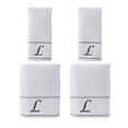 thumbnail image 5 of SKL Home Monogram L Bath and Hand Towel Set, White, 4-Pack, 5 of 5