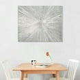 thumbnail image 2 of Lingy  Sunburst Wall Art - Modern Resin Dimensional Radiant Color Painted Home Décor Abstract Textured Silver, 2 of 4