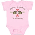 thumbnail image 3 of Inktastic Mommy & Daddy's Little Blessing Boys or Girls Baby Bodysuit, 3 of 5