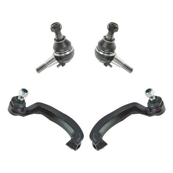 Front Ball Joint and Tie Rod End Kit 4 Piece - Compatible with 2006 - 2009 Mercedes-Benz E350 4Matic 2007 2008