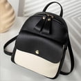 thumbnail image 4 of Fashion Mini Women Backpack Multi-Function Phone Pack Patchwork Girl Purse Cell Phone Holder Small Backpack Teenager School Bag, 4 of 5