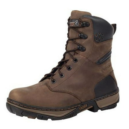 Rocky - Rocky Men&#39;s FORGE WP Insulated Brown Work Boots 9 W - www.bagssaleusa.com