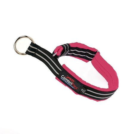UPC: 0816642011201 | ComfortFlex American Made Fully Padded  Reflective  Adjustable  Flat Nylon  Martingale Type Limited Slip Collar for Active Dogs  Berry  Medium