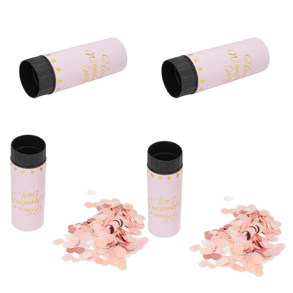 8Pcs Handheld Confetti Cannon, Portable Confetti Poppers, Add Happy Ambience, for Birthday Parties Weddings Graduations