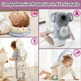 Toddler Baby Head Protection Cushion Backpack WearLight Brown