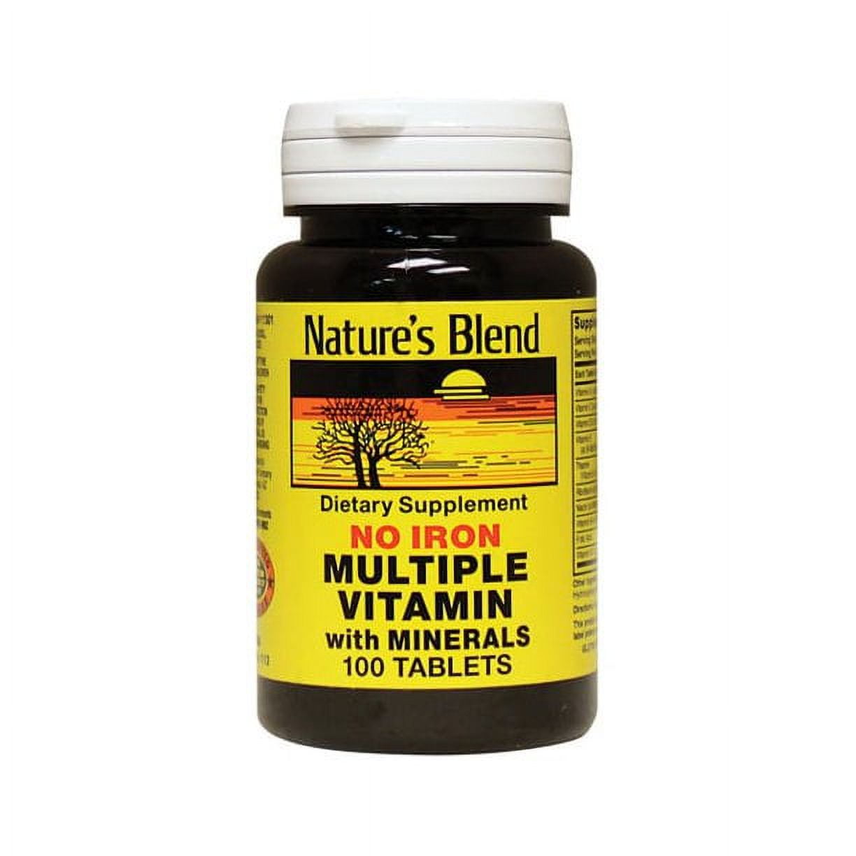 Nature's Blend Daily Complete Multivitamin Free Supplements