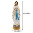 thumbnail image 3 of 11.4" Virgin Mary Statue for Catholic Altar Decor, Lourdes & Blessed Mother Figurine, Resin Religious Sculpture, Catholic Home & Church Décor, Spiritual Gift for Mom, Prayer, Meditation,Faith Display, 3 of 8