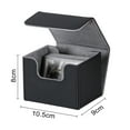 thumbnail image 5 of BAELLERT Large Capacity Card Storage Box Multifunction Faux Leather TCG Trading Game Card Holder Organizer Sports Play Card Case Birthday Gift, 5 of 7