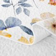 thumbnail image 5 of Manfei Botanical Flower Butterfly Bed Spread Queen 3pcs,Spring Garden Queen Coverlet Set,1 Quilt and 2 Pillowcases, 5 of 7