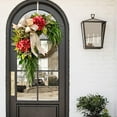 thumbnail image 5 of - Hydrangea Wreath Front Door Decor Summer Spring Door Hanger, 5 of 5