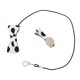 thumbnail image 4 of Cordón Antipérdida, Clip De Plástico, Cordón Blanco Y Negro, Buena Fijación, Oreja única Para Viajes, Trabajo, Deportes, Niños, Ancianos ANGGREK AHX405, 4 of 8
