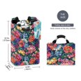 thumbnail image 2 of Yayeee Freestanding Laundry Hamper with Handle Collapsible Large Storage Basket for Clothes, Ethereal Floral Harmony, 2 of 7