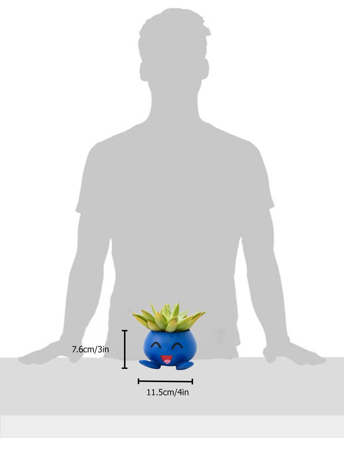 Oddish Pokemon Plant Pot 3.5'' Tall - Anime Succulent Planter For Office  Desk, Home Decor, Garden - Walmart.com