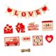 thumbnail image 5 of Decoración de bandeja escalonada para el Día de San Valentín, accesorios para fotos en forma de corazón de amor, bandeja en capas con cartas de propue, 5 of 9