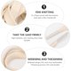 thumbnail image 5 of unbranded 1Par De Encerada Beige Para Casuales Y Deportivas Con Cordones Planos Resistentes, 5 of 8