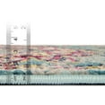 thumbnail image 5 of Unique Loom Medici Collection Area Rug - Valencia (8' Round Light Blue/Beige), 5 of 7