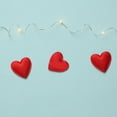 thumbnail image 5 of Felt Heart Shape Heart Valentine's Day Hearts Craft 2.4Inch x 2.4Inch for Party Crafting Art, Black, Pack of 100, 5 of 7