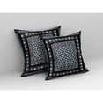 thumbnail image 2 of Amrita Sen Broadcloth Zippered Pillow With BlackBlue Finish CAPL245BrCDSZP26x26, 2 of 5
