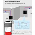 thumbnail image 4 of Smart Light Switch, 2.4GHz WiFi Wall Touch Switch Energy Saving 100-250V  For Commercial, 4 of 8