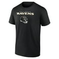 thumbnail image 2 of Men's Zay Flowers Black Baltimore Ravens Team Wordmark Player Name & Number T-Shirt, 2 of 3