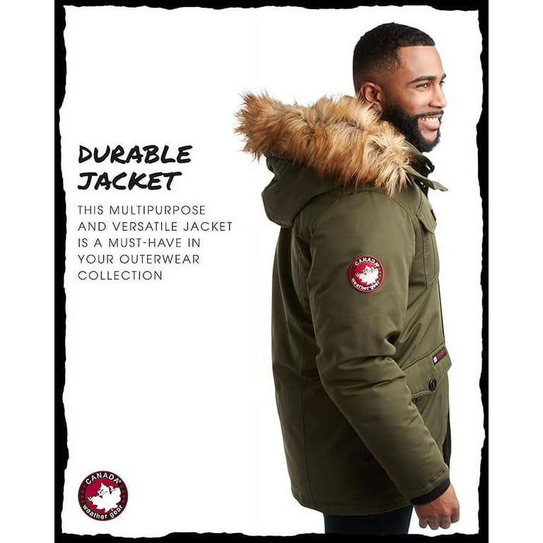 CANADA WEATHER GEAR Men's Winter Coat - Heavyweight Teflon CANADA WEATHER GEAR Men's Winter Coat - Heavyweight Teflon