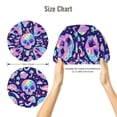 thumbnail image 5 of Disketp crystal Skull mushroom Adjustable Sleeping Hair Cap, Hairband Sleeping Cap Turban, Unisex, Available for Curly and Straight Hair, 5 of 6