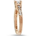 thumbnail image 3 of Pompeii 1/2ct Vintage Princess Cut Diamond Engagement Ring 14K Rose Gold (G/H,I1-I2), 3 of 4