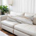 thumbnail image 3 of White Golden Marble Body Pillow Cover 20x54, Modern Abstract Art Marble Crack Decorative Pillowcase with Zipper, Microfiber Pillow Protector, Soft Breathable Long Lumbar Pillowcases for Women, 3 of 9