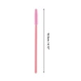 thumbnail image 2 of Unique Bargains 50 Pcs Convenient Silicone Eyelash Brush for Bathroom Pink Plastic Silicone, 2 of 5