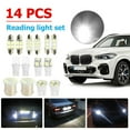 thumbnail image 1 of ALING 14 Pcs 6000k Car Led Light Bulbs Kit Set T10 31Mm 41Mm 36Mm Dome Light Interior White Led Light Replacement Bulbs,For Car Map Door Courtesy License Plate Dome Trunk Reading Light, 1 of 7