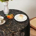 thumbnail image 6 of Beige Lace Hollow Polyester Tablecloth - Decorative Rectangular or Round Cover for Dining and Coffee Tables, Effective Tabletop Protection, Easy Care, Vintage Style Enhancer, 6 of 6