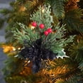 thumbnail image 4 of Puntoco Agujas de pino de Navidad Simulación de frutos rojos Accesorios de flores de Navidad Manchas Árbol de Navidad Caja de Navidad Decoración Manualidades, 4 of 6