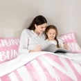 thumbnail image 4 of Erosebridal Hunny Bunny 7-Piece Twin Bedding Sets,Dreamy Princess Style Bedding Comforter Set For Girls Kids,Reversible, 4 of 7