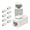White, variant on SkyQ RJ45 Ethernet Coupler Cat7,Cat6,Cat5 Inline Keystone Connector,Female to Female RJ45 Keystone Coupler for Patch Panel-Ethernet Wall Plate (White-10 Pack)