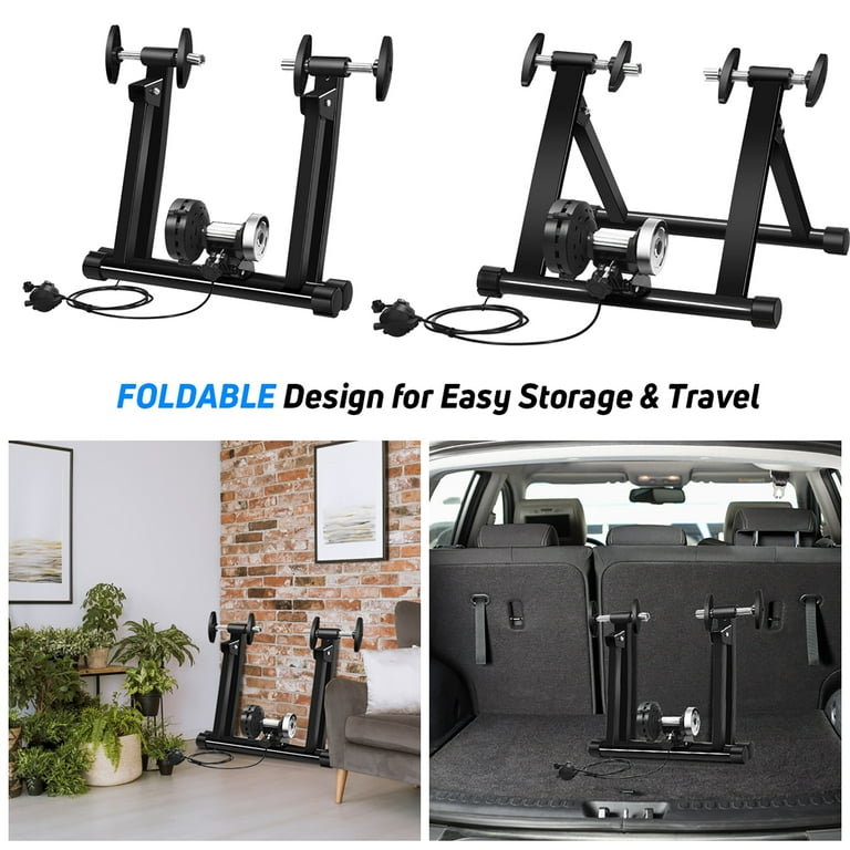 ウエイトトレーニング Indoor Bicycle Costway Indoor Stationary Bike Training Stand with 8 Levels