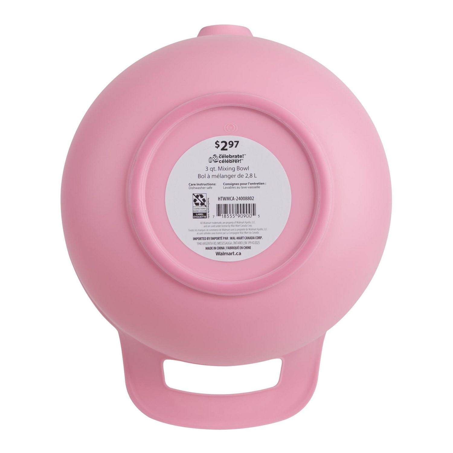 Bol à Mélanger 3 qt, Way to Celebrate, Rose