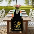 thumbnail image 4 of Table Runners 72 Inches Long Dress Scarves, Sunflower Farmhouse Kitchen/Dining Table Runner, Coffee Tablerunners, Vintage Botanical 18x72 Inch, 4 of 9