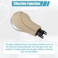 thumbnail image 6 of Unique Bargains Automatic Gear Shift Knob Handle for Infiniti EX35 FX35 FX50 G25 G35 G37 Q60 QX50 No.34910-1LA6C Beige, 6 of 7