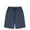 Dark Blue, variant on Lolmot Plus Size Shorts for Women Drawstring Elastic Waist Shorts Solid Wide Leg Pants Summer Casual Loose Lightweight Cotton Linen Shorts with Pockets