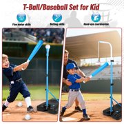 HopeRock Toddler Basketball Hoop, T-Ball, Baseball, Target Dartboard Game Set for Toddlers 3 4 5 6 7 8+ Years Old, Toddler Outdoor& Indoor Toys, Kids Sports Set Gift for Birthday Christmas.