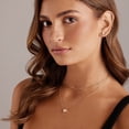 thumbnail image 4 of PAVOI Women's 14K Yellow Gold Flash Plated Rose Quartz Pendant Necklace & Stud Earrings Set, 4 of 9