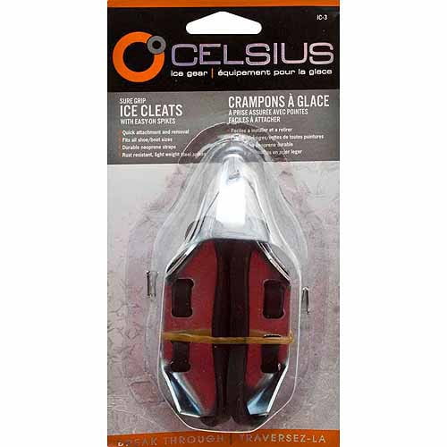 Celsius Sure-Grip Ice Cleats with Easy-On Spikes by Generic