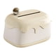 thumbnail image 5 of Dispensador de pañuelos rectangular portátil para escritorio, dormitorio, hotel Blanco, 5 of 9